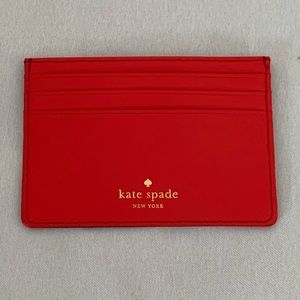 Kate Spade Red Card Slot Wallet